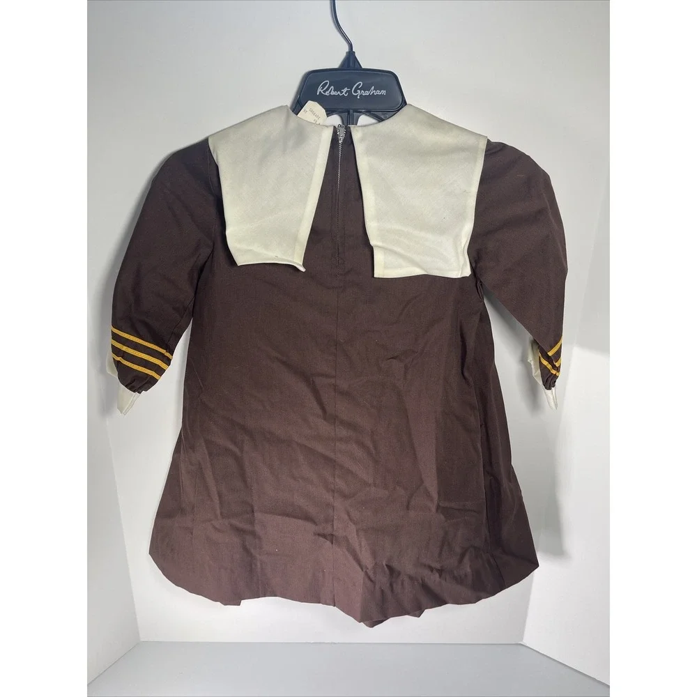 Vintage Little‎ Girls Brown Costume Type Outfit Skirt Dress NEW NWT